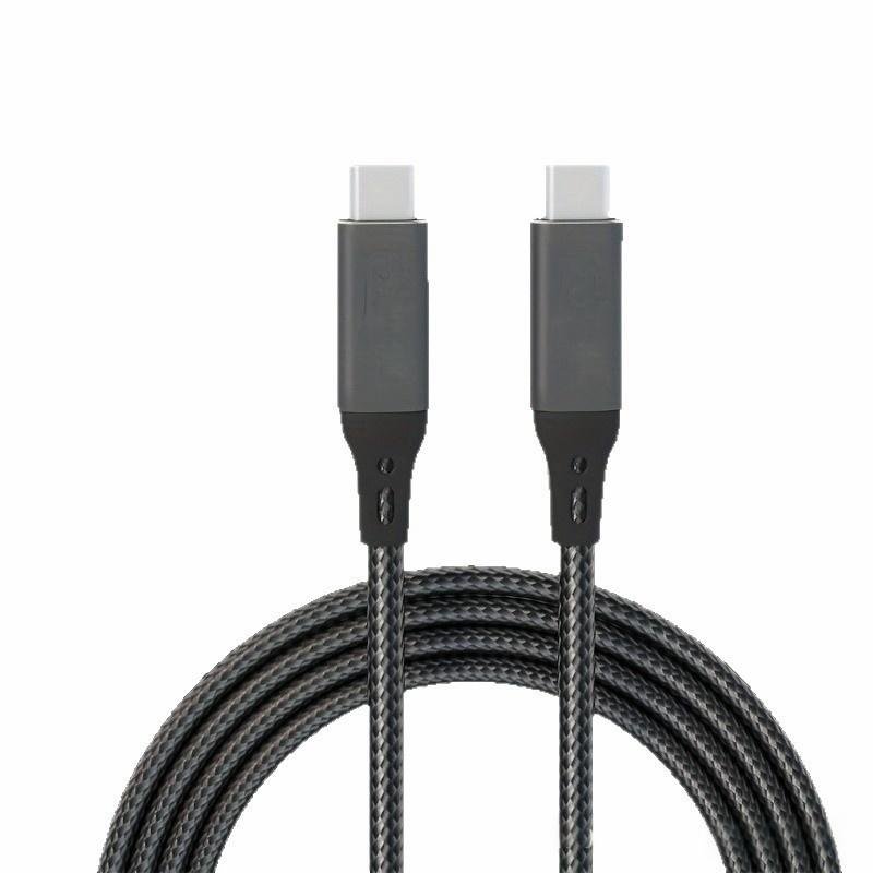High-speed data cable assembly with custom connectors