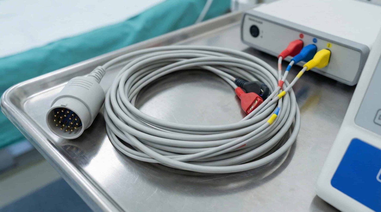 Medical cable assembly in clean environment