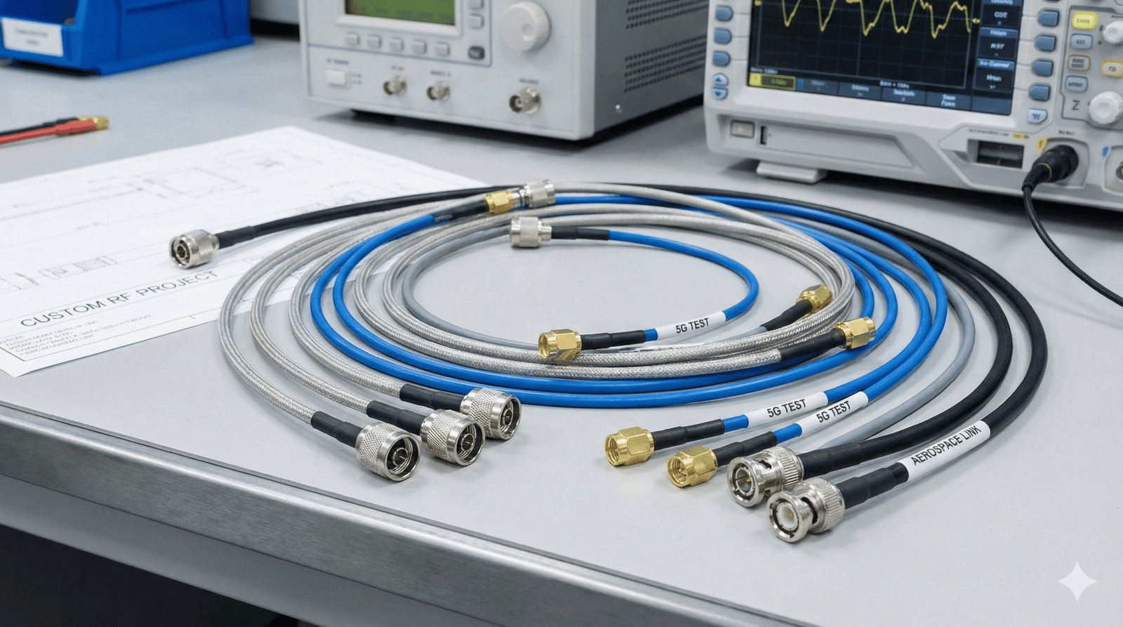 Precision RF Cable Assembly