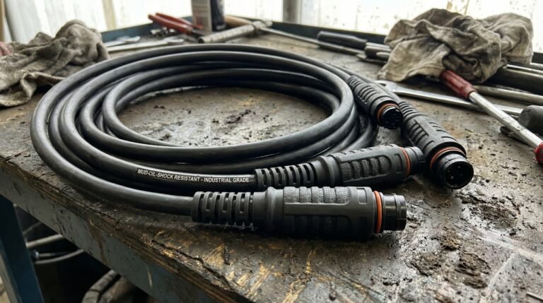 Wire harness abrasion protection with convoluted tubing