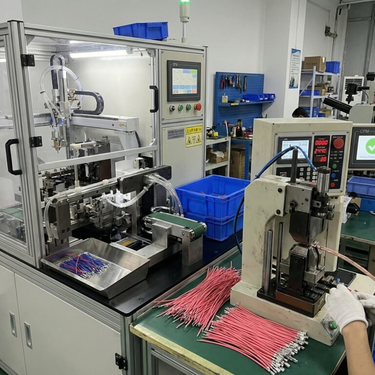 Automated wire harness crimping equipment